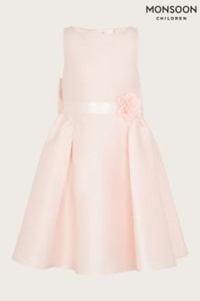 Monsoon Pink Holly Duchess Twill Bridesmaid Dress (D47653) | kr1 060 - kr1 250