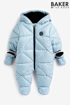 Baker by Ted Baker Shower Resistant Blue Snowsuit (D47732) | AED164 - AED170