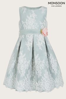 Monsoon綠色Lola蕾絲連衣裙 (D47897) | HK$617 - HK$720