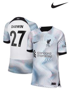 Nike White Darwin - 27 Liverpool FC 22/23 Third Stadium Football Shirt Kids (D48638) | €99
