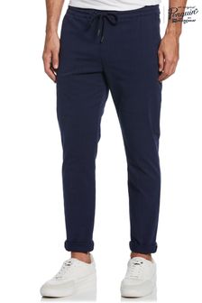 Pantalons en sergé de coton stretch Bleu saphir Original Penguin foncé (D48724) | €35