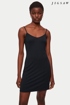 Jigsaw Modal Black Slip Dress (D49141) | 287 SAR