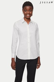Jigsaw Fitted Cotton Shirt (D49183) | $154