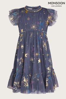 Monsoon Blue Celestial Unicorn Dress (D49536) | €43 - €49