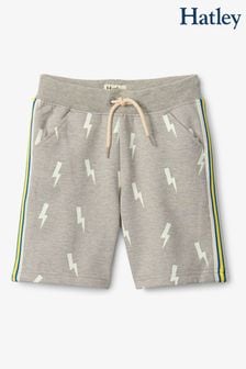 Hatley Grey Thunder Bolts Glow In The Dark Terry Shorts (D49627) | €12.50