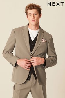 Taupe Skinny Motionflex Stretch Suit Jacket (D49826) | R1,235