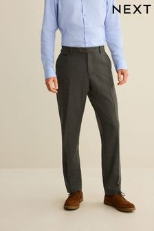 Green Regular Fit Trimmed Check Suit: Trousers (D49872) | $91