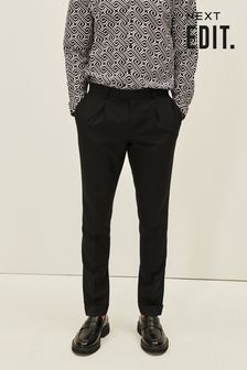 Black EDIT Slim Fit Suit Trousers (D49894) | 173 QAR