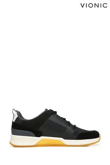 Vionic Fearless Black Lace Up Trainers (D50016) | €148