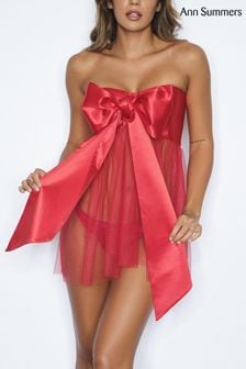 Ann Summers All Wrapped Up Satin Bow Dress (D50094) | €30