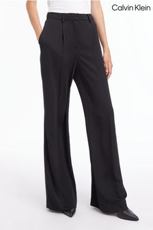 Calvin Klein Recycled Cdc Wide Leg Black Trousers (D50275) | €104