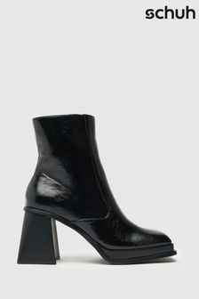 Schuh Blaze Stiefel mit Plateausohle und eckiger Zehenpartie, Schwarz (D50283) | 74 €