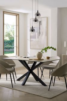 Natural Ceramic Astoria Ceramic 6 Seater Dining Table (D50357) | €900