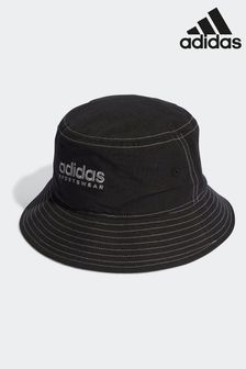 adidas Black Classic Cotton Bucket Hat (D50437) | AED128