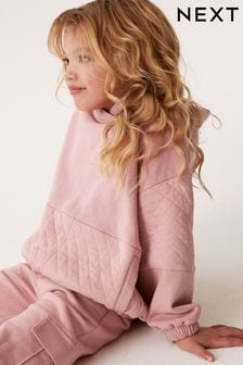 Pink - Utility-Kapuzensweatshirt mit Knebelverschluss am Saum (3-16yrs) (D50890) | 20 € - 27 €