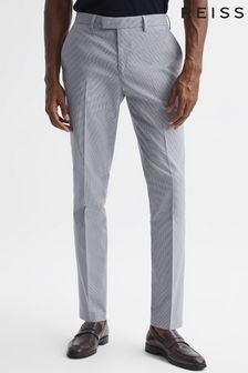 Reiss Pause Chinohose in Slim Fit mit Hahnentrittmuster (D50940) | 185 €