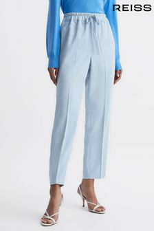 Reiss Ice Blue Hailey Tapered Pull On Trousers (D51091) | €142