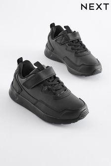 أسود - حذاء رياضي بحزام واحد (D51189) | 121 د.إ - 150 د.إ