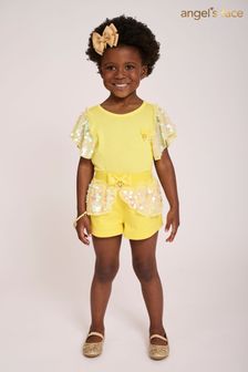 Angels Face Lindsey Lemon Yellow Shorts (D51262) | €24 - €25