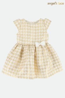 Weiß - Angel's Face Baby Chess Kleid mit Hahnentrittmuster (D51284) | 53 €
