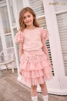 Angel's Face Pink Kamma Blush Lace Trim Skirt (D51340) | 46 € - 50 €