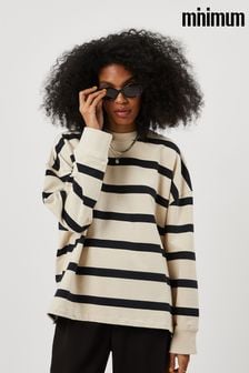 Minimum Black Stripe Sweatshirt (D51367) | 108 €