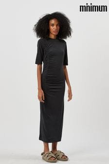 Minimum Stulli Black Fitted Maxi Dress (D51371) | €59