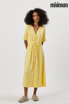 Minimum Yellow Biola Tie Waist Sundress (D51377) | €72