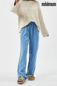 Голубые брюки с широкими штанинами (D51381) | €56