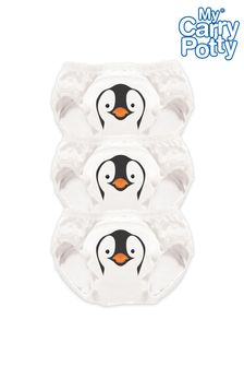 My Carry Potty 3 Pack White Penguin My Little Training Pants (D51542) | €26