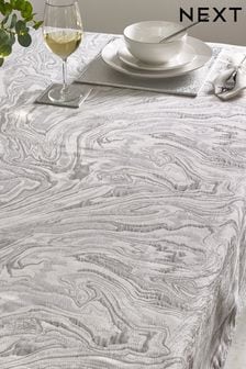 Silver Marble Tablelinen Table Cloth (D51823) | €18.50 - €24