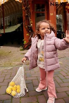 Pink Shower Resistant Padded Coat (3mths-7yrs) (D51934) | €28 - €34