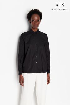 Armani Exchange Pleated Black Shirt (D52072) | €87