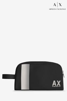 Armani Exchange Logo Black Washbag (D52126) | $171