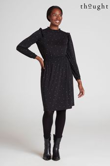 Thought Mahina Modal Jersey Black Dress (D52352) | €44.50