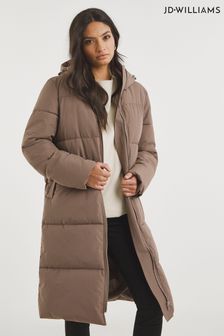 JD Williams Brown Taupe Mid Padded Coat (D52520) | €51