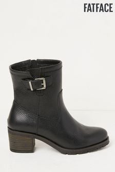 FatFace Black Hollie Midheight Heel Boots (D52623) | 68 €