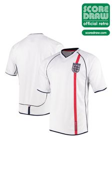 Score Draw England 2002 Chemise Blanc finales de la Coupe du monde (D52711) | €53