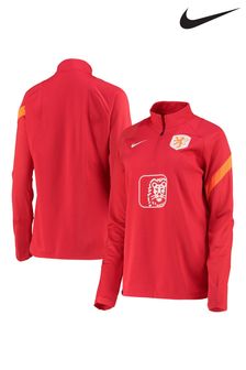 Nike Red Netherlands Drill Top Womens (D52716) | kr584