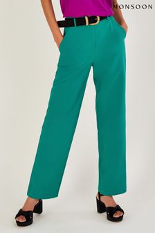 Monsoon Green Madelyn Trousers (D52851) | €39