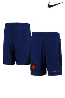 Nike Blue Netherlands Away Stadium 2022 Shorts Kids (D52895) | €47