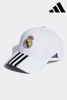 adidas White Adult Real Madrid Cap (D53158) | $44