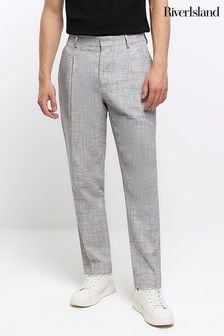 River Island Grey Texture Suit: Trousers (D53614) | 190 zł
