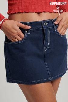 Superdry Blue Workwear Mini Skirt (D53866) | €63