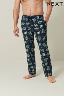 Behaaglijke pyjamabroek met motionflex en licentieprint (D54050) | €17