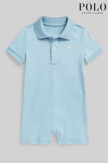 Albastru - Salopetă Polo Ralph Lauren Baby cu logo (D54494) | 394 LEI
