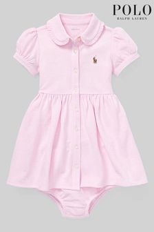 Polo Ralph Lauren Baby Short Sleeve Logo Shirt Dress (D54506) | €38