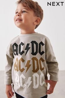 Grey ACDC Long Sleeve T-Shirt (3mths-8yrs) (D54737) | AED33 - AED40