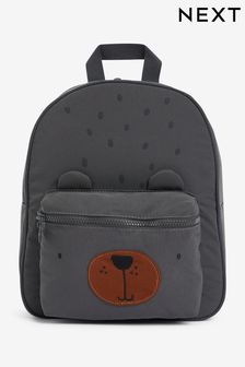 Charcoal Grey Bear Backpack (D54896) | €25