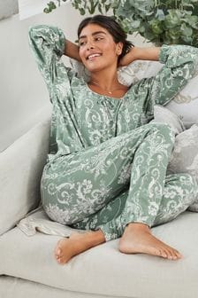 Zielony - Piżama Laura Ashley (D55099) | 245 zł